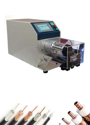 Coaxial RF cable Stripping Machine